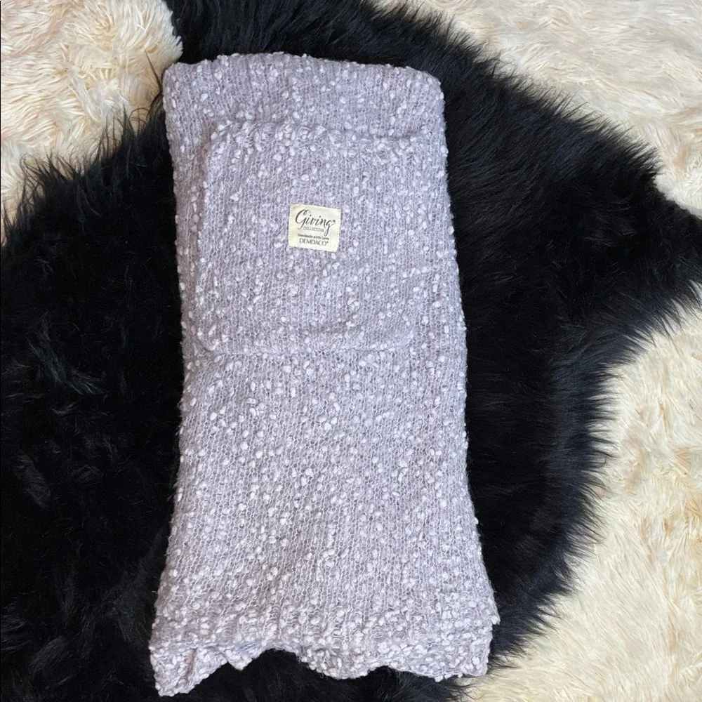 Demdaco Lavender Textured Scarf